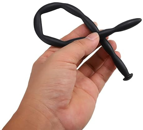 8 st silikonsondrör för personlig hygien och mäns rengöring extra lång manlig nål med flera spetsar