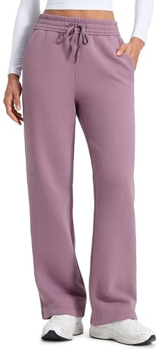 CRZ YOGA Fleecefodrade mjukisbyxor 30 Light Lavender M