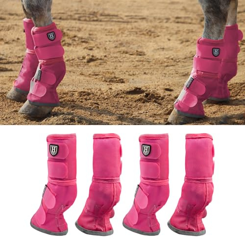 Harrison Howard Horse Leg Guard Stomp Reduction Hook and Loop Closures Rubbing Prevention