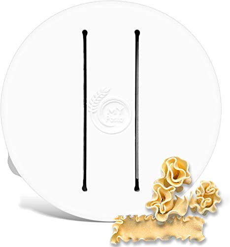 MY PASTA – Lasagne Ondulato – Nudelmaschinen Matrize | Advance Pasta Scheibenmatrize für hausgemachte Nudeln kompatibel mit Philips Pastamaschine Serie 7000 | Lasagna breite Bandnudeln