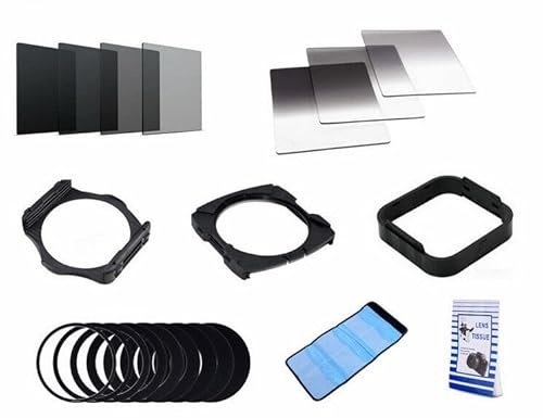 Set di filtri graduati ND Square, 21 pezzi, compatibile con portafiltro Cokin P