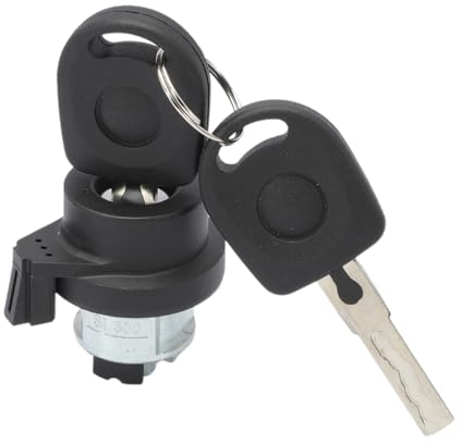 MangWany Zylinder Zündschloss Schalter Zündkerze Anlasser mit 2 Schlüssel Passend für Jetta 3 für Octαvia Golf 5 1K für Transporter T5 8E0905855A 8E0905855C 6L0905855D 107905855C