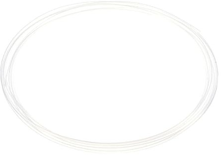 QUARKZMAN Tube en PTFE de 3mm x 4mm x 1 Pièce pour Outils Pneumatiques, Équipement D'Automatisation, Tuyaux Hydrauliques, [Transparent, 5 Mètres 16,4 Pieds]