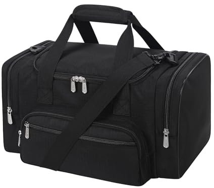 ZZY Petit Sac de Sport 25L, Sac de Fitness, Sac de Voyage Portable pour Voyages et Week-Ends (Noir, 25L)