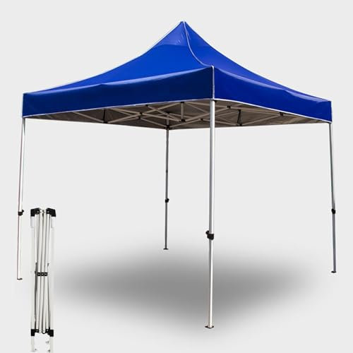 FVTVHEV Tenda da giardino Gazebo pieghevole pop-up regolabile in altezza Gazebo Esterno Impermeabile e protezione solare Tendone Padiglione per Terrazza Fiera Feste Giardino Mercato Campeggio Bar Pub(