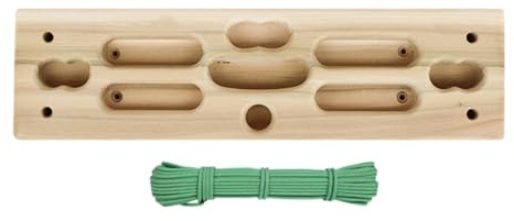 Zasdvn Hangboard per arrampicata, amaca per arrampicata | Tavola da arrampicata portatile – Amplificatore per maniglie, tastiera da arrampicata con diversi fori per le dita per viaggi con zaino