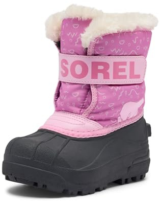 Sorel Childrens Snow Commander Boot, scarponi Snow Commander per bambini, esterno impermeabile, trazione sicura, isolamento 200 g, interno in pile caldo - Unisex bambino