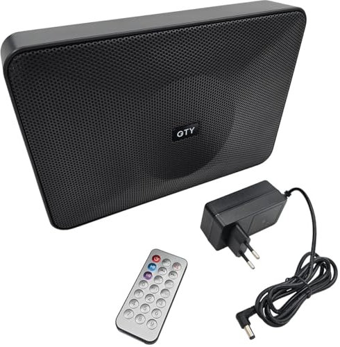 GTY-A4021 - Enceinte active avec Bluetooth, entrées USB et AUX, TWS, fixation murale et sur pied, télécommandable, puissance crête de 120 W, idéale pour les fêtes, les événements, la télévision et l'o