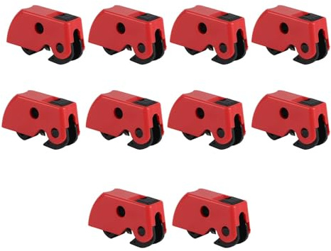 Ejoyous Verrouillage de sécurité en 10 Parties pour le Disjoncteur, Dispositif de sécurité pour la sécurité des Machines Automatiques Performance Interrupteur de Verrouillage Dispositif