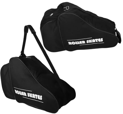 UPKOCH 2pcs Ice Skates Storage Bag for Men Women and Roller Skating Backpack with Segmented Compartments Ergonomic Shoulder Strap Fit for Ice Hockey Figure Skates