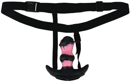 TGHYRF Dildo in silicone con cinturino, 3 misure, dildo a forma di cavallo con cintura di sicurezza, dildo con cinturino SM, dildo animale, dilatatore anale, giocattoli sessuali for donne e uomini(L)