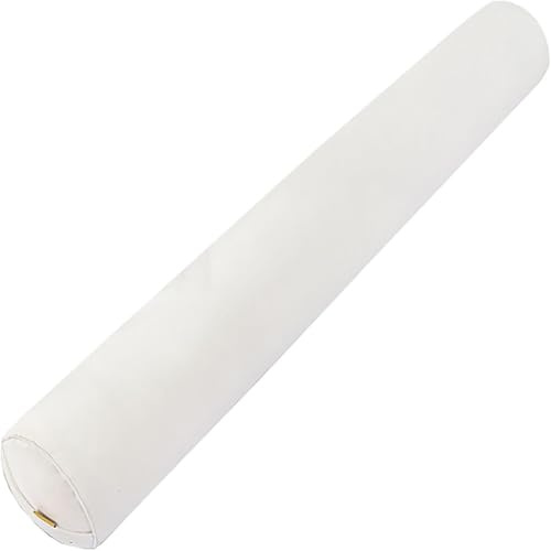 UWOBTN Cojín Cilíndrico Larga Terciopelo 100/120/150cm Ergonómica Almohada Cervical Redonda Suave Grande Almohada Rollo con Funda Extraíble para Lumbar/Cuello/Espalda/Cabeza Apoyo(A3,150x20cm/59x8in)