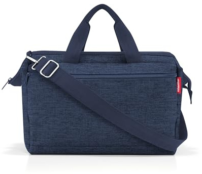 reisenthel Allrounder S Pocket Twist Navy – Doktortasche für Reise, Arbeit und Freizeit – Mit praktischer Trolley-Aufsteckfunktion