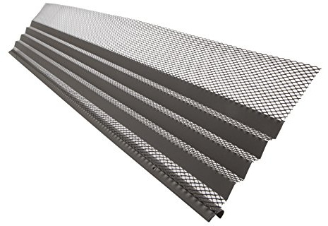 Amerimax Home Products 638010 Hoover Dam Gutter Guard, Dark Gray, 10 Count (Pack of 1)