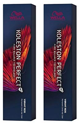 Wella 2 er Pack Koleston Perfect Me+ KP VIBRANT REDS 55/66 hellbraun intensiv violett-intensiv