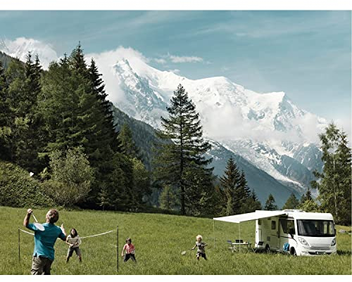 Thule Markise Omnistor 8000 weiß 400 grau Wandmarkise Sonnendach Fahrzeug Markise Sonnenschutz