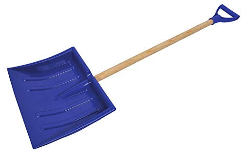 Kramp Pala da neve per bambini, blu con manico, 14048GP