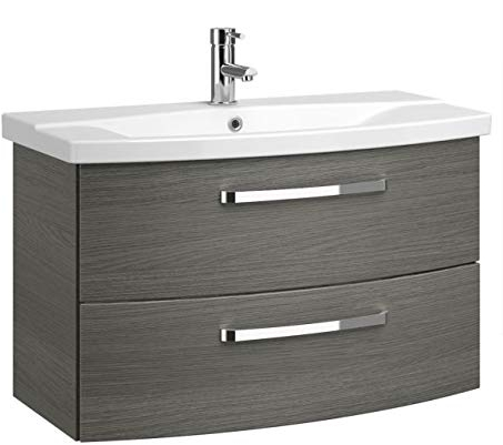 Pelipal Waschtischunterschrank FOKUS 4010 - Grau, Mittel, Badezimmer, Schrank