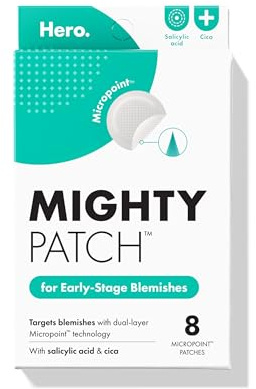 Mighty Patch Hero Cosmetics Micropoint Acne Pimple Patches, 8 Ct