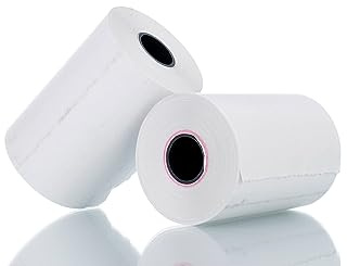 Straame – premium termiskt papper Till Rolls Smidigt papper - Kreditkortsmaskinsrullar Kassaregisterkvitto kompatibel med PDQ POS EFTPOS, Barclays, Verifone, Ingenico (paket med 20, 57 x 40 mm)