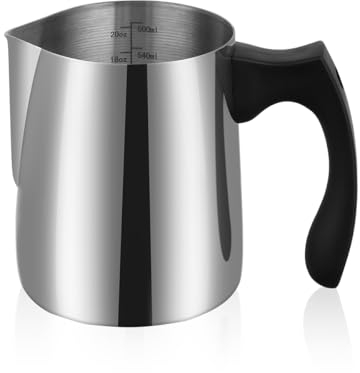 ALXBSONE Kerze Gießtopf zur Kerzenherstellung, Silber Wachsschmelztopf, Edelstahl-Kerzenherstellungsset für Erwachsene(550ml)