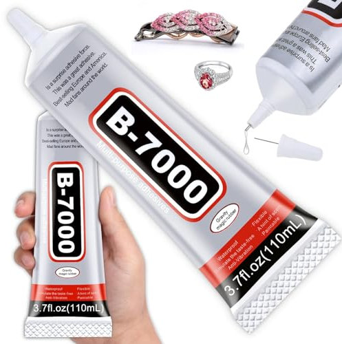 MECHYO B7000 Super Glue,110ML Glue Multi Functional Glue Transparent Paste Adhesive Multi-Function Repair Glues Suitable for Phone Jewelry Glass Wood Metal Fabric (110ML-1pcs)
