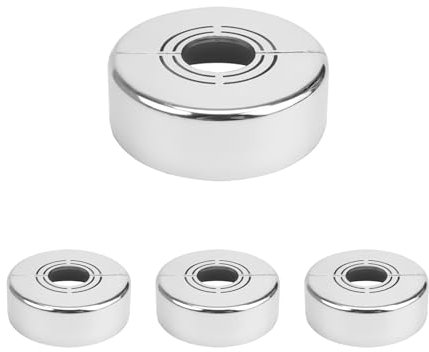Paquete de 4 Embellecedor Grifos, AMONENZ Cubre Radiador, Embellecedor para Radiadores, para Accesorios de Ducha de Lluvia, Decoración de Grifos, Tapando Agujeros Decorativos