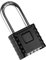 LUNEKUCK Long Shackle Heavy Duty Combination Padlocks Outdoor Weatherproof, 4 Digit Code Large Lock 53mm with 8mm Thick 304 Stainless Steel Shackle for Shed, Garage, Garden, Gate, Fence, Warehouse