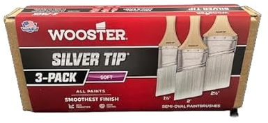 Wooster Silver Tip Semi Oval Angle Sash 3-Pack