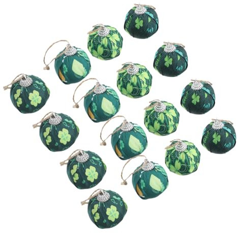 PRETYZOOM 16 Stück Patrick's Day Irish Festival Dekoratives Muster Hängende Ornamente