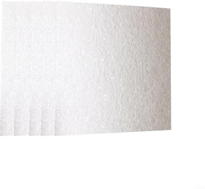 Floweringbeter 4 piastre in mica, parti per forno a microonde, copertura per guida d'onda, foglio di mica per la riparazione del forno a microonde, parti di riparazione per forno a microonde