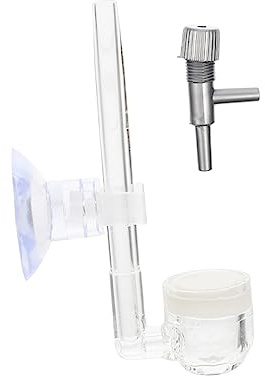 Happyyami Nano Luftstein aus Kunststoff für Aquarien und Fischbecken Sauerstoffdiffusor mit Feinen Luftblasen Tragbar und Effizient zur Verbesserung der Sauerstoffversorgung im Süß