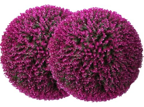 Generisch 4er Buchsbaumkugel 30cm, Buchsbaum Kugel UV-beständig, Formschnitt Kunstpflanze Dekopflanze, Buchskugel Künstliche Pflanze, dekorative Kugelpflanzen für Haus Garten Hochzeit (2er)