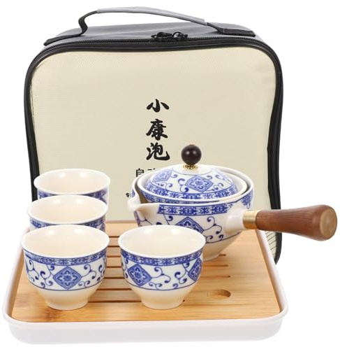 Alipis tè Portatile Decorativa con Teiera Automatica Antiscivolo Design e Stabile per Viaggi e Riunioni Personali