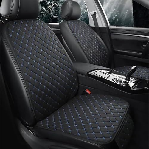 SGLEULRC Linen Car Seat Covers for Lexus GS 460 2008 2009 2010 2011, Full Set Four Seasons Anti-Slip Seat Breathable Soft Seat Covers with Backrest Protector Seat Cushion Accessories,Black-Blue