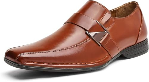 Bruno Marc herr business mokassins halvskor loafer skor tofflor, - 1 brun - 43 EU