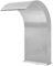 Festnight Pool Brunnen Schwalldusche Edelstahl 45 x 30 x 65 cm Silber