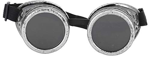 VGEBY1 Gafas vintage, gafas industriales ABS de doble capa Gafas Steampunk Gafas vintage Steampunk(silcer antiguo) Safetyglasses Gafas Al Aire Libre Safetyglasses Gafas Al Aire Libre
