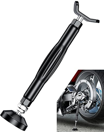 BRCOVAN Motorcycle Stand Wheel Chain Cleaning Maintenance Stand, Portable Lift Stand Jack, Replacement Ridding Emergency Tool for All Motorcycle, Set Includes Brake Buckle