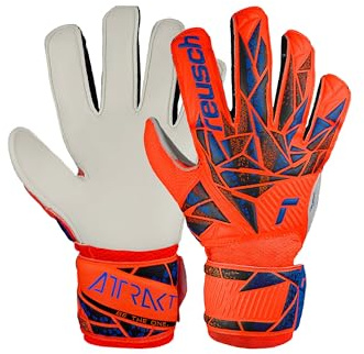Reusch Attrakt Solid Junior Guanti da portiere per i bambini per diverse superfici di campi da gioco