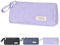 Naapesi Mäppchen Cord-Stoff, Federmäppchen Mäppchen für Mädchen & Teenager, Stiftetasche Pencil Case Federtasche Schulmäppchen für Schule & Büro (Lila)