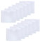Vicloon Visitenkartentaschen Kleben, 12 Stück Visitenkartentaschen Selbstklebend Transparent, 100mm * 80mm, Etikettenhalter Selbstklebend, Obere Öffnung, Büro Organisieren und Sortieren