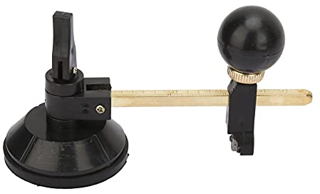 Kreisförmiger Glasschneider 6-Rad-Glaskreisschneider mit Saugnapfschneider 3~12 Mm (Durchmesser 20cm)