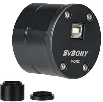 SVBONY SV305C Telescope Camera, 1.25 Color IMX662 CMOS USB2.0 Planetary Imaging Camera, High Frame Rate Astronomy Camera for Planetary Astrophotography