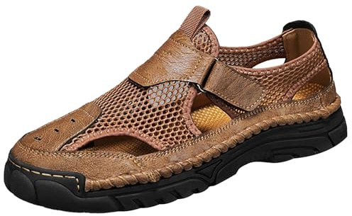 Sandalias ortopédicas para hombre, suela de goma antideslizante, sandalias de verano, cómodas, transpirables, con soporte para arco, sandalias deportivas, para actividades