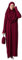 ihvan online Vestidos musulmanes para mujer, vestido de oración islámica de una pieza de manga larga, fucsia, XXX-Large-4X-Large