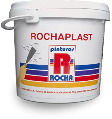 ROCHAPLAST, Plaste en pasta para relleno de madera, yeso y pequeñas grietas y agujeros. Fácil lijado y sin mermas, Característico, Plaste, 1 Kg