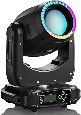 Moving Head LED Bühnenlicht 150W RGBW DMX512 Disco Licht 15 Gobos 13 Farben Party Lichter Beam Licht für DJ Bar Effektstrahler Party Club Lichttechnik