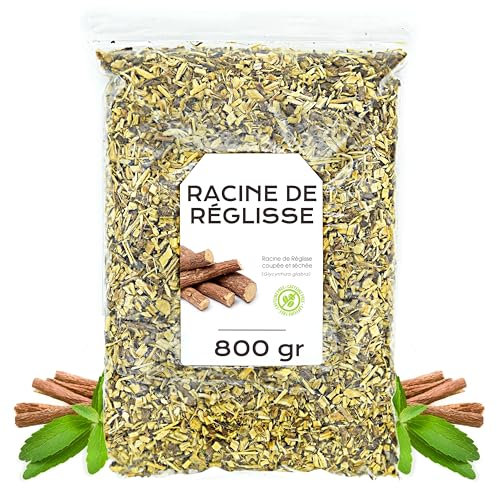 Infusión Regaliz 800 gr - Té de Raíz de Regaliz Cortada - Raíz de Regaliz para Infusión - Propiedades Naturales - Infusión de Hierbas (800 gr)