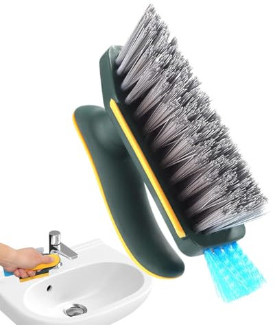 Pennello per la pulizia per piccoli spazi | Pespa a setole dura per giunti in piastrelle, strumento di pulizia profonda, ideale per bagno, cucina, angoli e aree difficili